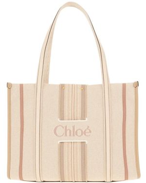 Chloé Tote Bags - Neutro