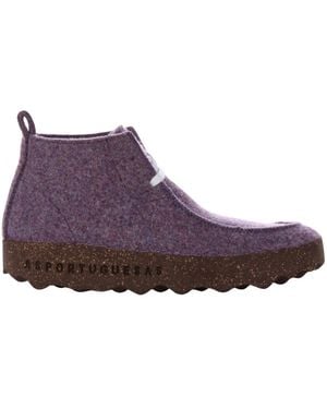 ASPORTUGUESAS Lace-Up Boots - Purple