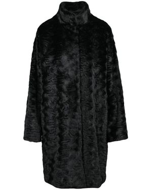 Pennyblack Pelliccia Eco Mantel - Schwarz