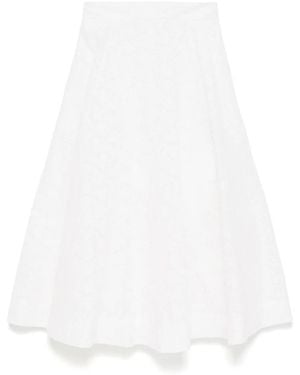 Zimmermann Midi Skirts - White
