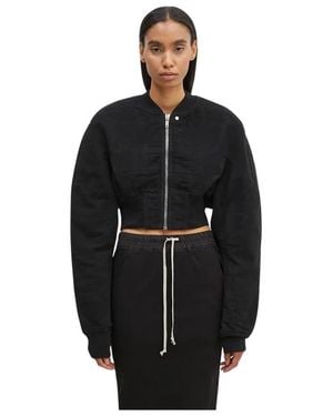 Rick Owens Bomber Jackets - Negro