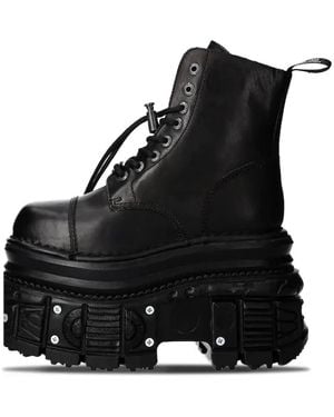 New Rock Tank Tornillos - Schwarz