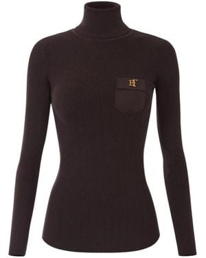 Elisabetta Franchi Turtlenecks - Black
