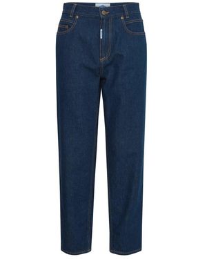 Ball Jeans ,Blauw ,Relaxed Fit Rinse Wash Jeans