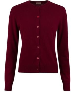 Stenströms Klassische Strickjacke - Lila