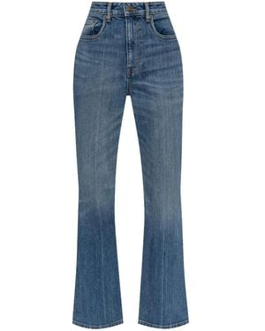 Tory Burch Boot-Cut Jeans - Azul