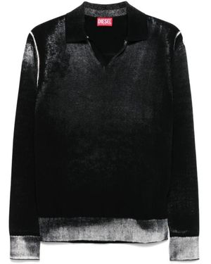 DIESEL Knitwear > v-neck knitwear - Noir