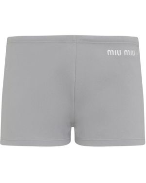 Miu Miu Short Shorts - Gray