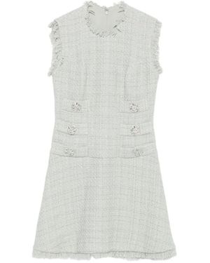 Costarellos Mint Groene Kristal Jurk - Grijs