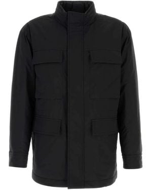 Ferragamo Winter Jackets - Black