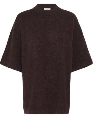 Kaffe Rundhals-Strickware - Braun