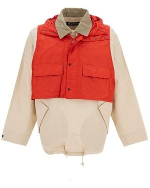 Barbour Jassen ,Veelkleurig ,Katoen Transport Smock Jacket - Rood