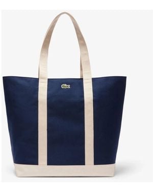 Lacoste Tote Bags - Blu