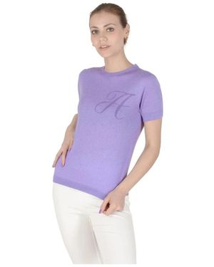 Dee Ocleppo Round-Neck Knitwear - Purple