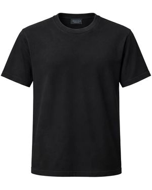 Gucci Tops ,Zwart ,Katoen Katoenen Jersey T-Shirt