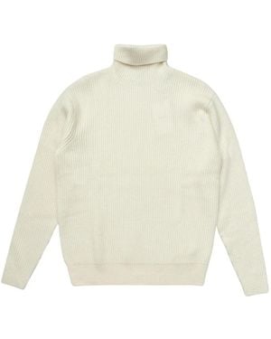 Les Deux Eddie Knit Rib Rollneck - Wit