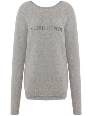 Alberta Ferretti Cashmere Knitwear - Grey