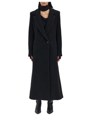 Andrea Ya'aqov Single-Breasted Coats - Black