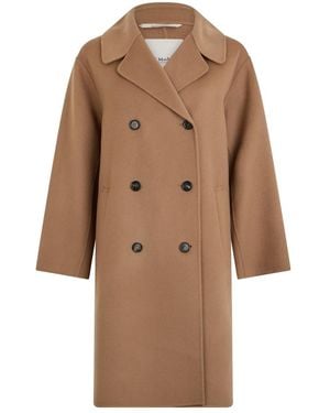 Max Mara Magnolia Double-Breasted Coat - Bruin