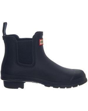 HUNTER Schoenen ,Blauw ,Polyester Original Chelsea Boot