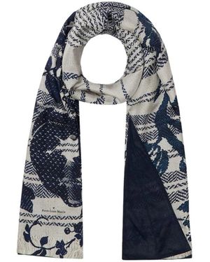 Pierre Louis Mascia Silky Scarves - Blu