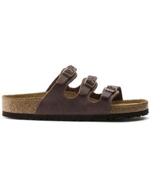 Birkenstock Softbed Florida Sandalen - Braun