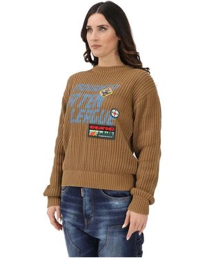DSquared² Round-Neck Knitwear - Azul