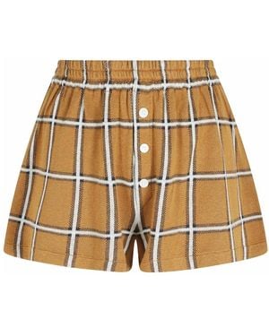 Guest In Residence Short Shorts - Metallic