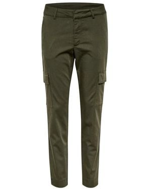 Kaffe Slim-Fit Trousers - Verde