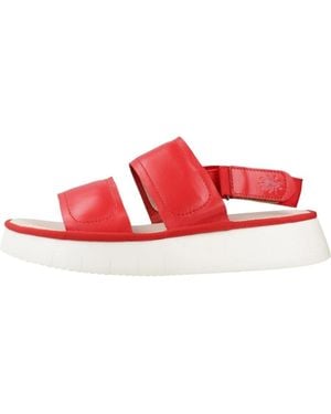 Fly London Craw Sandal - Rood