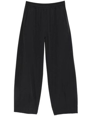 Herno Cropped Trousers - Nero