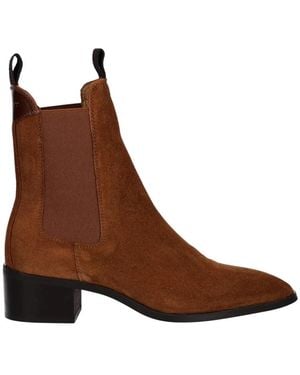 GANT Schoenen ,Bruin ,Leer St Broomly Enkellaarsjes