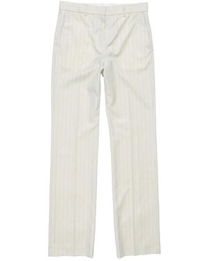 Acne Studios Straight Trousers - White