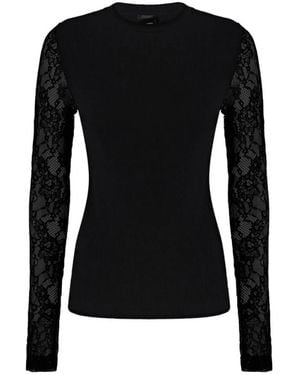 Pinko Long Sleeve T-Shirts - Black