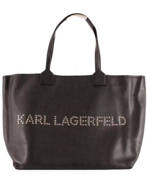 Karl Lagerfeld Tote Bags - Nero