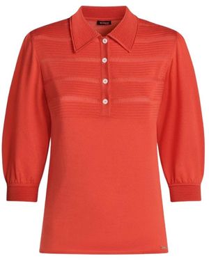 Kiton Seidenpolohemd - Rot