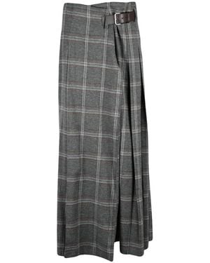 Department 5 Maxi-Rock Mit Falten - Grau