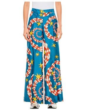 Alberto Biani Wide Hosen - Blau