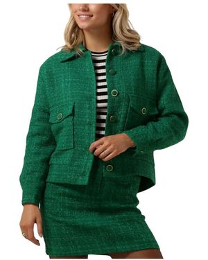 Suncoo Groene Trendy Gerecyclede Polyester Jas
