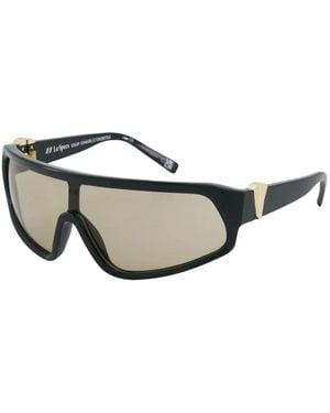 Le Specs Eco Shield Sonnenbrille 'Calm Chaos' - Schwarz