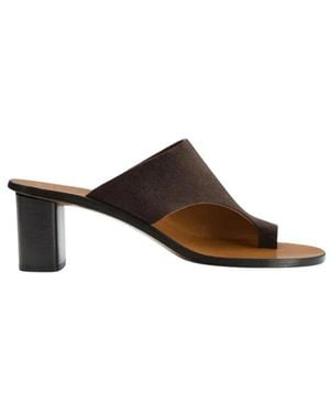 Atp Atelier Heeled Mules - Brown