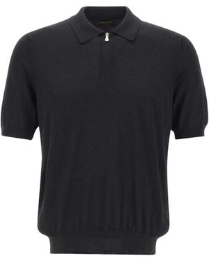 Gran Sasso Polo Shirts - Black