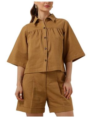 RUBY TUESDAY Overhemden ,Bruin ,Polyester Riah Blouse