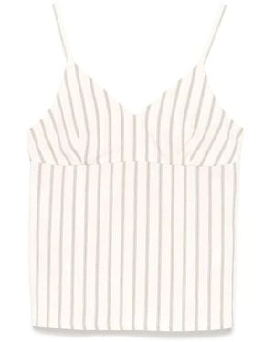 Seventy Sleeveless Tops - White