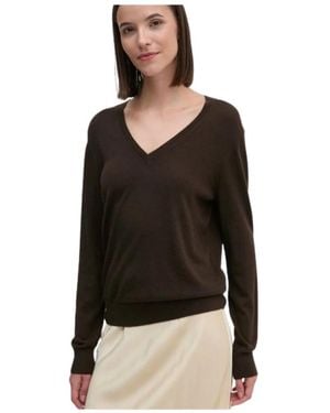Tommy Hilfiger V-Neck Knitwear - Negro