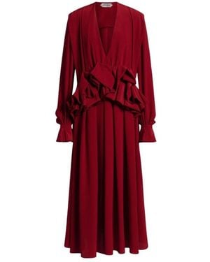 Alberta Ferretti Midi Dresses - Rojo