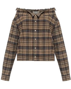 R13 Shirts - Marrone
