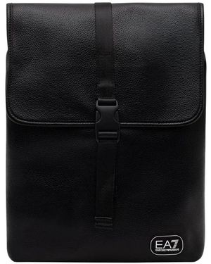 EA7 Rucksack Mit Außenbeschichtung - Schwarz