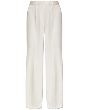 IRO Broeken ,Roze ,Geplooide Broek Saby - Wit