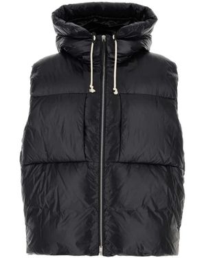 Jil Sander Vests - Zwart